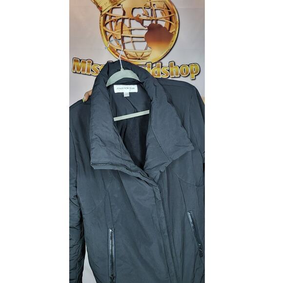 Jones New York Black Winter Coat with Zipper and Side Pockets Size XL - Picture 6 of 8